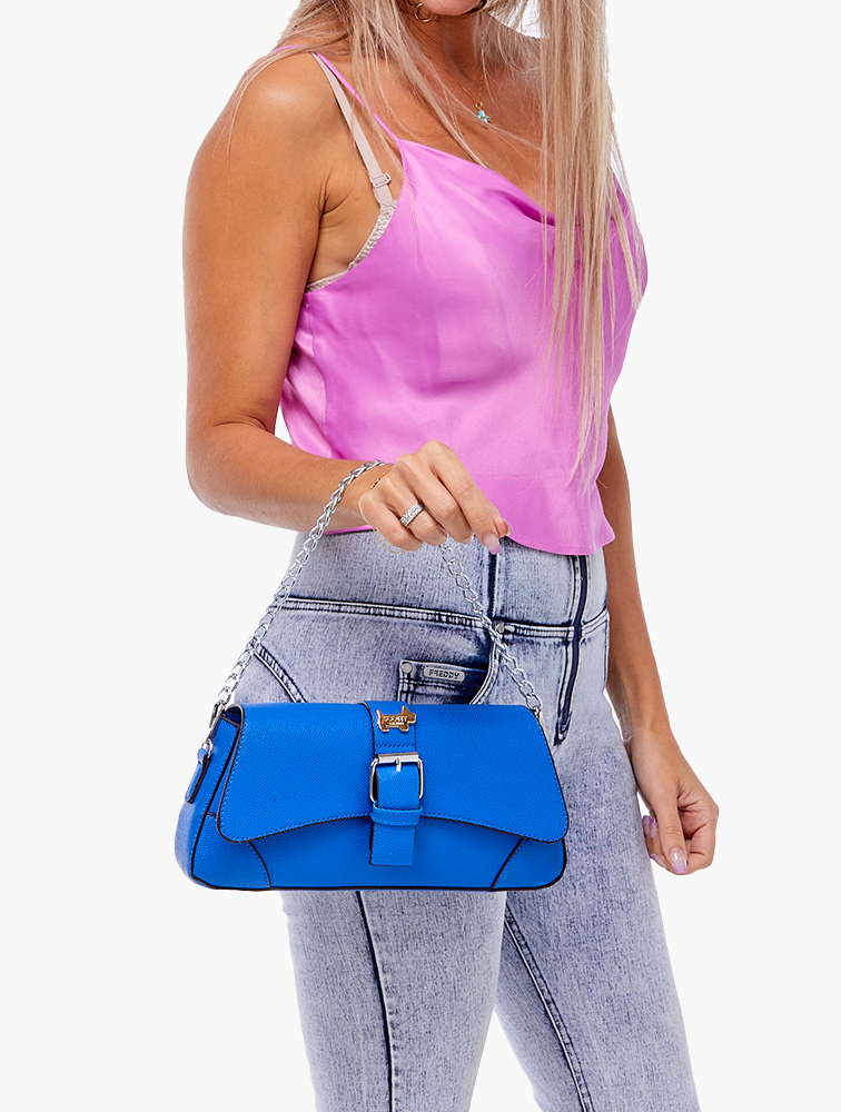 MyRunway Shop Scotty Bags & Co. Cerulean Blue The Bradberry Baguette